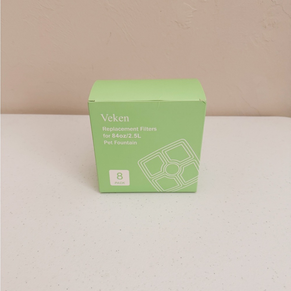 Veken Pet Fountain Replacement Filters 8-Pack